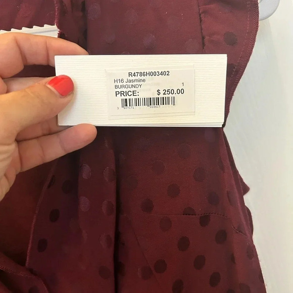 ! NWT Sandro Jasmine Polka Dot Print Mini Dress - Picture 6 of 8